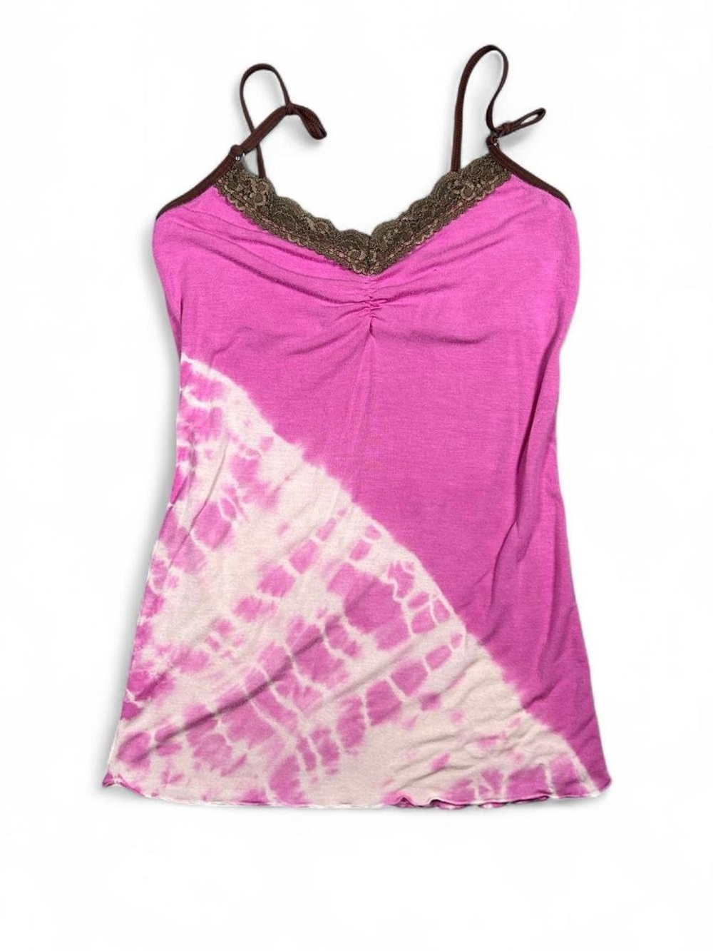 Love Tanjane pink tie dye cami
